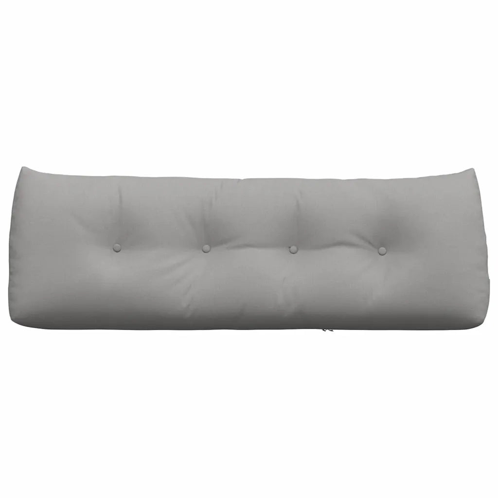 Cuscino per Schiena Grigio Nuvola 140 x 24 x 50 cm Tessuto