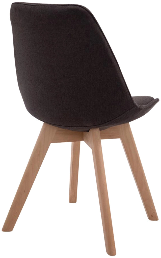 Sedia Borneo Tessuto V2 grigio scuro,natura