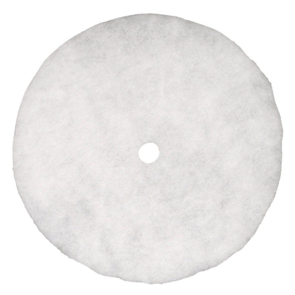 Trade Shop - Tappeto Per Albero Di Natale Spugna Bianco Diametro 90cm Decorazioni Natalizie -