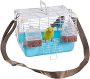 Trasporto di uccelli, gabbia da viaggio per pappagalli portatile - Materiale rinforzato per piccoli animali - Assistenza ai animali domestici, trasporto per mostre e visite al veterinario degli uccelli