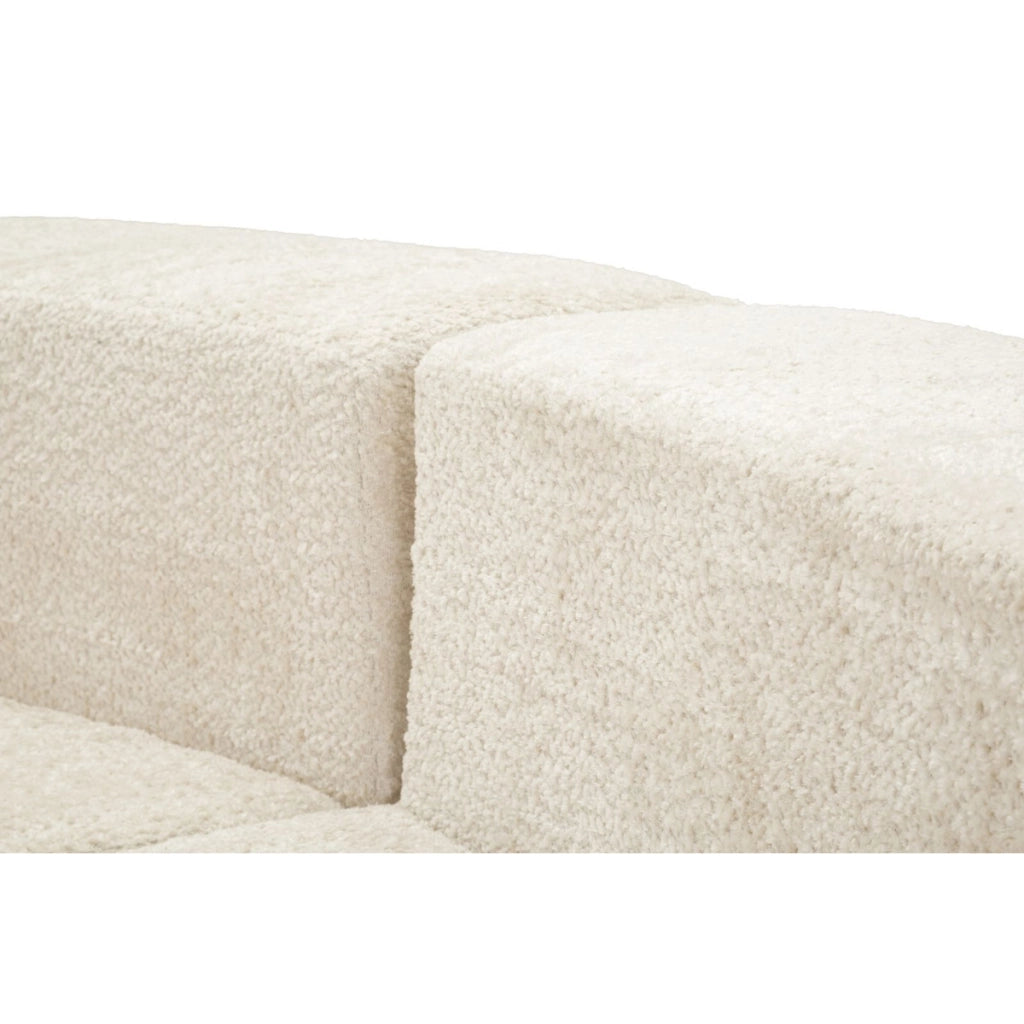 Divano Letto VKH1116, Bianco, Spugna, 238x92x78 cm