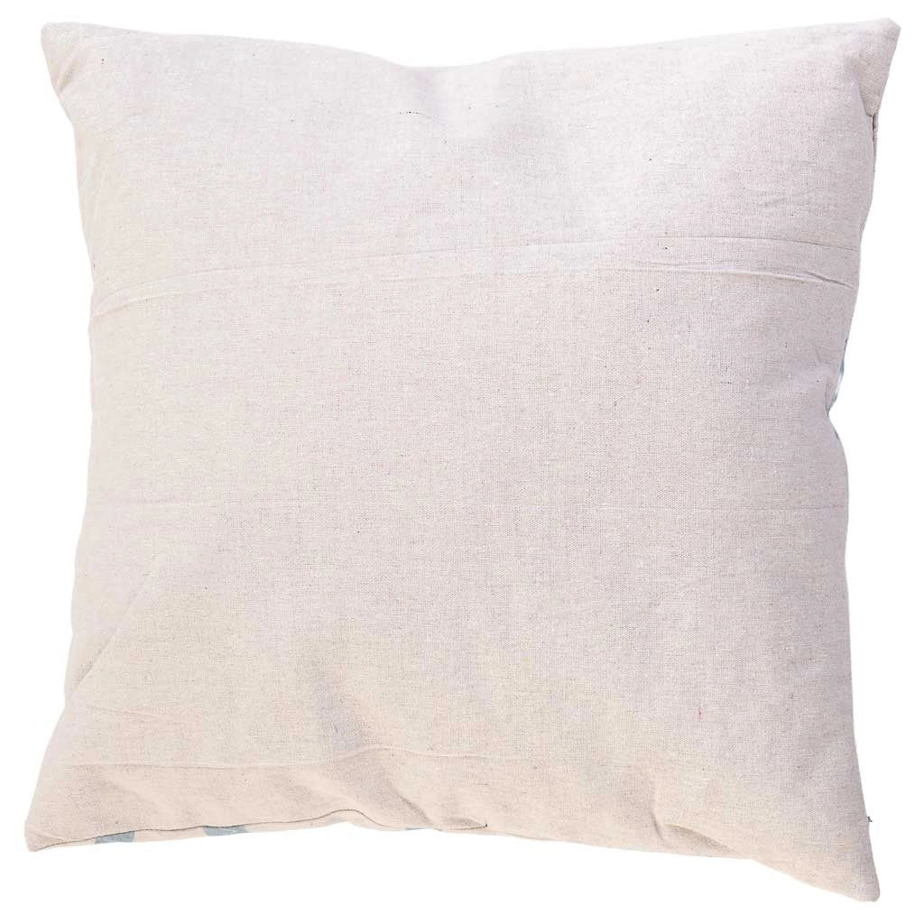 Cuscino in cotone con polpo blu, 40x40x15h cm