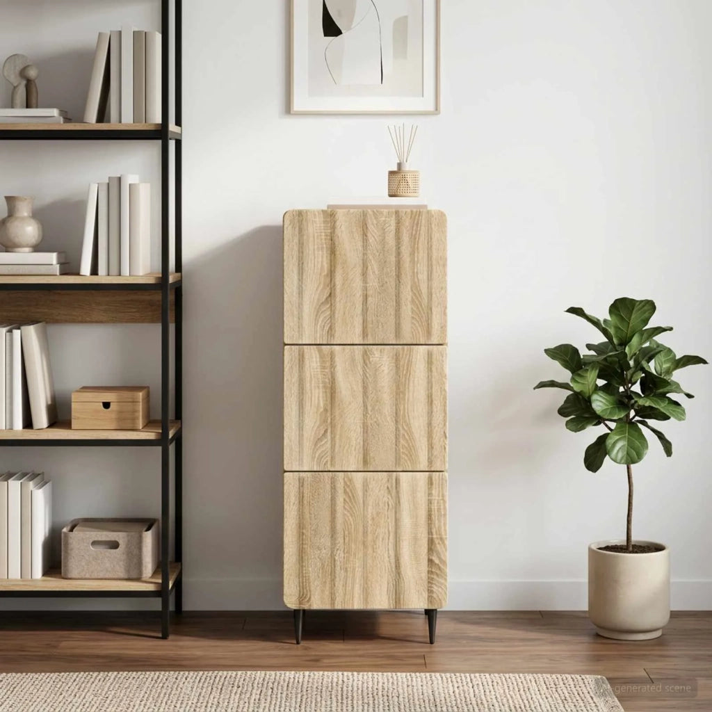 Mobile con Cassetti Rovere Sonoma 33 x 34,5 x 92 cm 894387