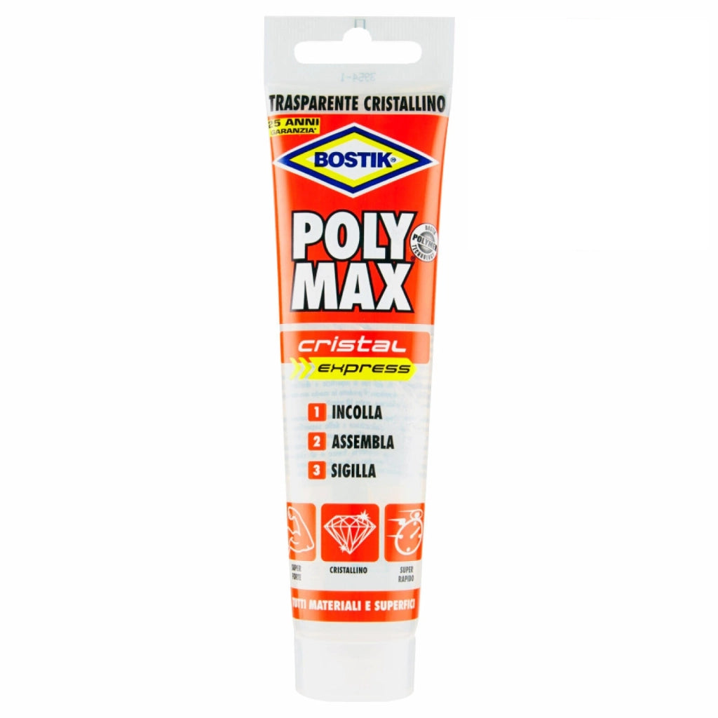 Bostik COLLA MONTAGGIO POLY MAX 115GR TRASPARENTE