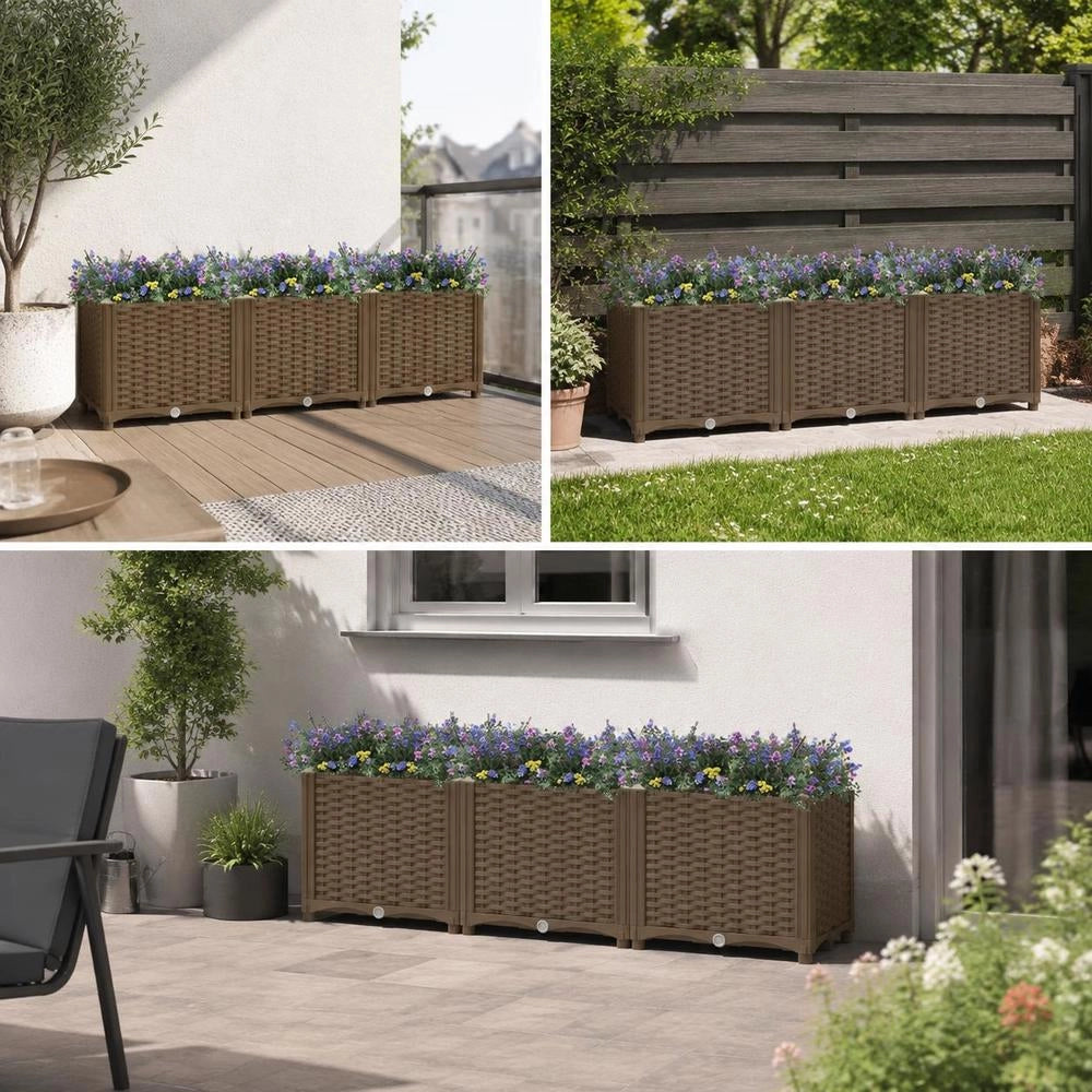 Raised Bed 120 X 40 X 38 Cm Polypropylene