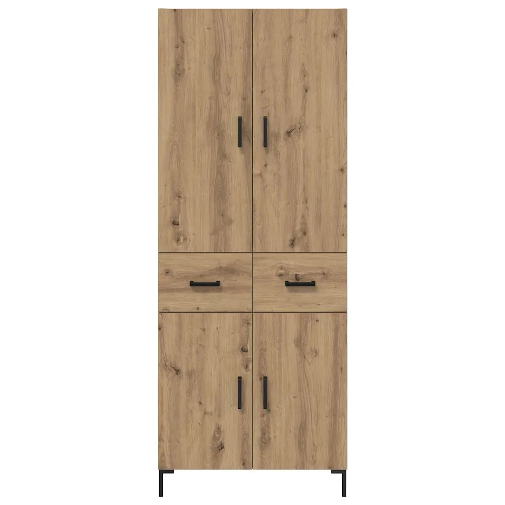 Credenza con cassetto Rovere artigianale 69,5 x 34 x 180 cm