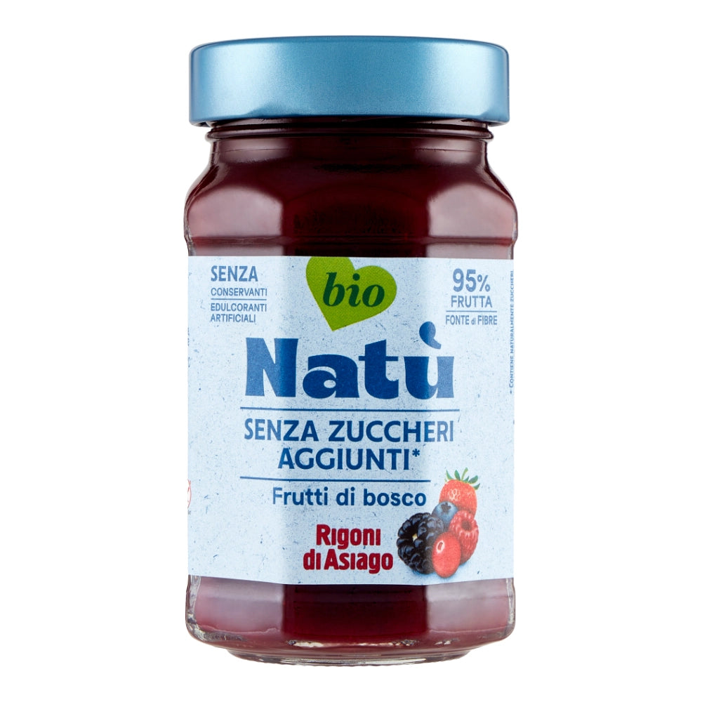 Rigoni di asiago natu bio frutti di bosco senza zuccheri aggiunti 6 pezzi 240 gr