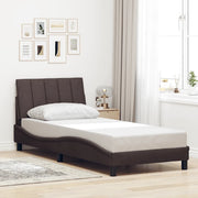 Giroletto senza Materasso Hanko Marrone Scuro 90x200 cm Tessuto