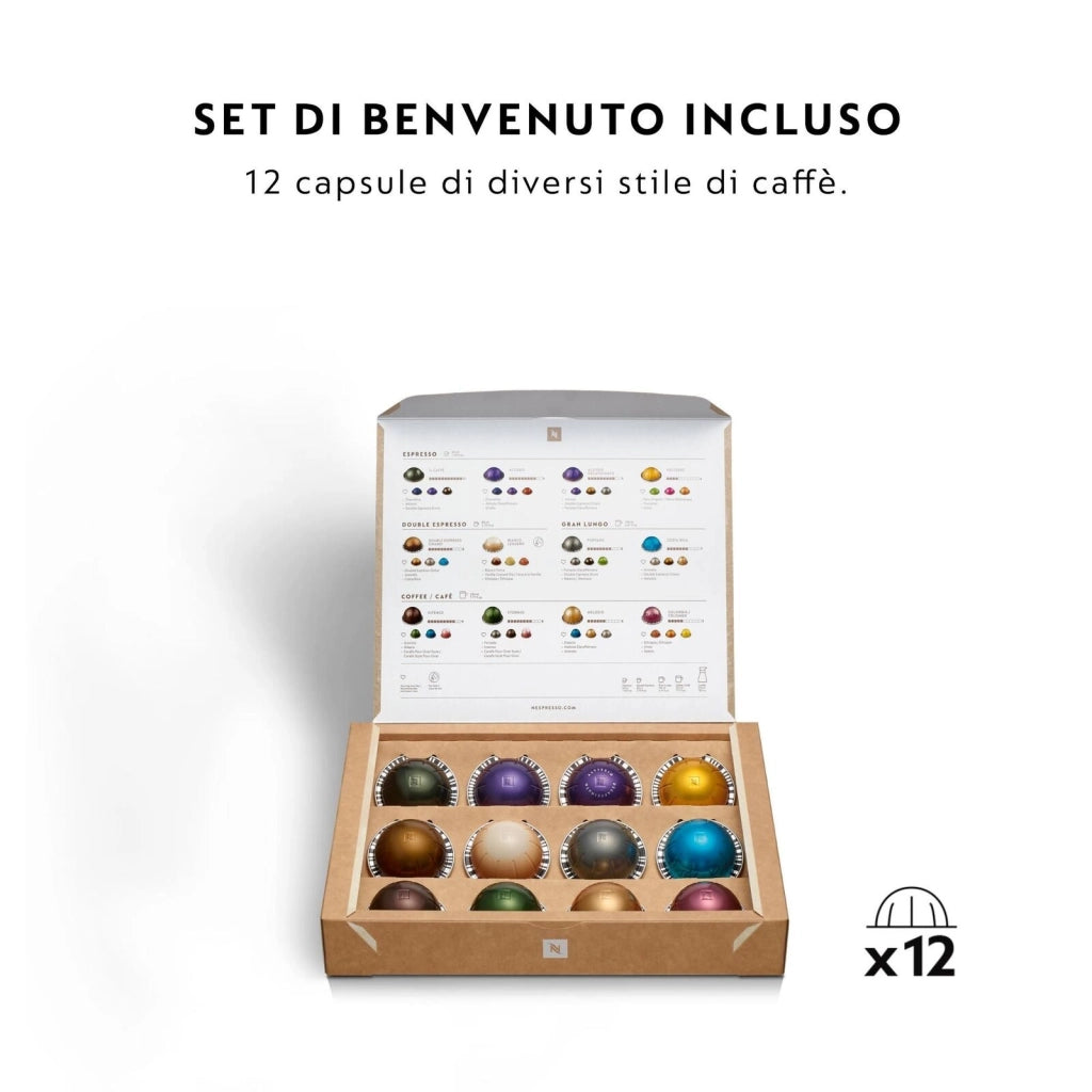 De'Longhi ENV90.A Vertuo Pop Macchina da caffe' Capsule Nespresso 0,56 L 1260 W Wi-Fi colore Blu Nero
