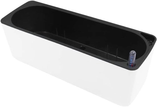 Bacino per piante - Bacino per piante 16 pollici rettangolare autosostituzione indicatore livello d'acqua vetrata giardinaggio scatola - bacino decorativo per piante