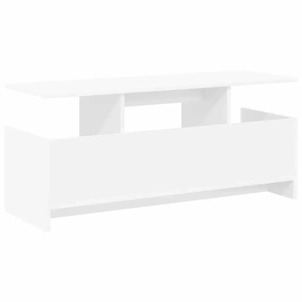 Supporto TV 102 x 35 x 45 cm Bianco Legno ingegnerizzato 890992