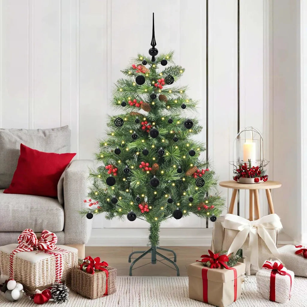 Albero di Natale artificiale Verde 150 cm PVC e Metallo 3395126
