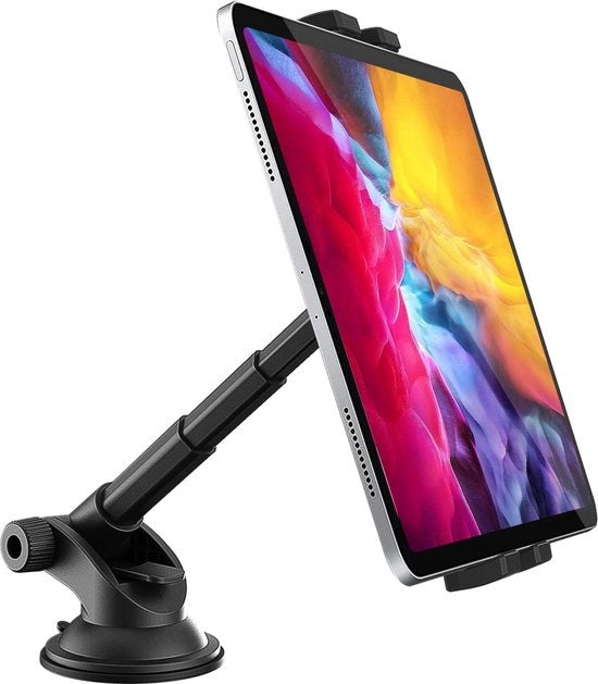 Sostegno per Tablet con Viti e Braccio Telescopico [Rotazione 360°] per iPad Pro, Air, Mini, iPhone e altro - Tablet Smartphone da 4 a 11