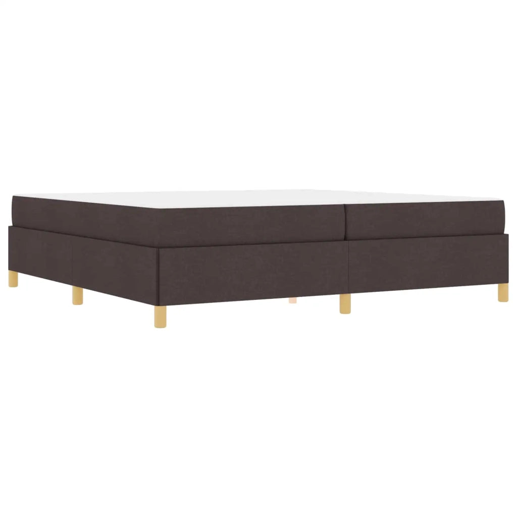 Struttura del letto Marrone Scuro 200 x 200 cm Tessuto 3398965