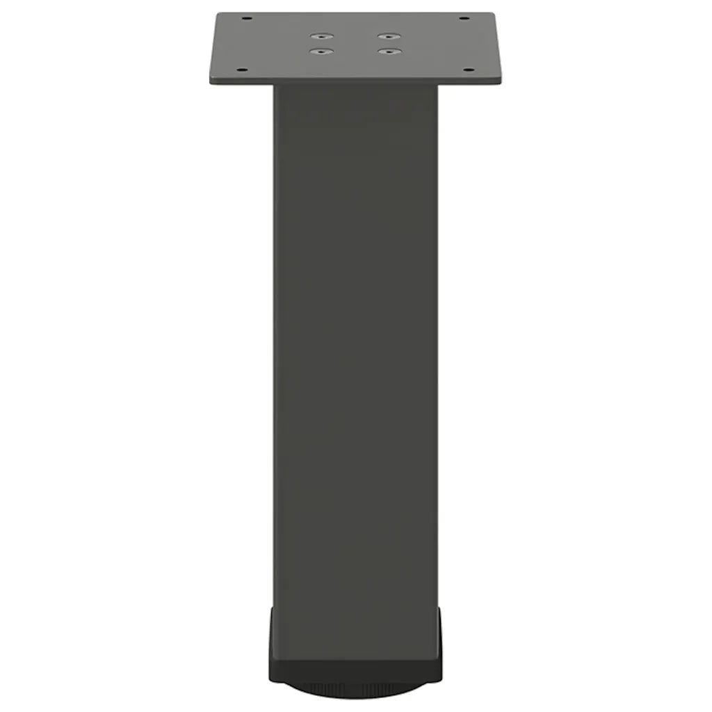 Gambe per tavolino 4 pz Antracite 42-44 cm Acciaio 4012466