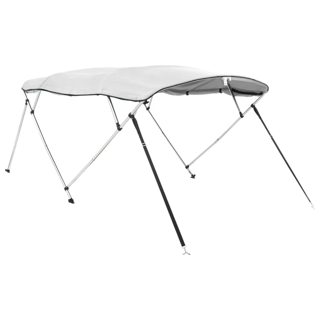 Bimini di Prua con Pareti Laterali 4 Archi 243x(185-198)x137cm