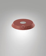 3804-56-375 DIFFUSORE/PARALUME IN METALLO ROSSO MATTONE D.20CM H.2,5CM PER KIT LUCI 8W
