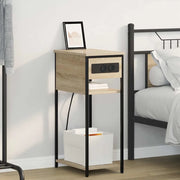 vidaXL Armadio da Notte rovere sonoma 28.1 x 40.9 x 75 cm