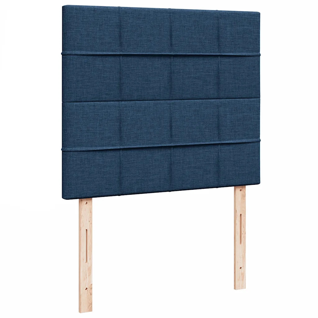 Giroletto a Molle con Materasso Blu 120x190 cm in Tessuto 3292001
