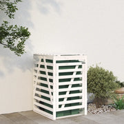 Copribidone Bianco 84x90x128,5 cm in Legno Massello di Pino 825101