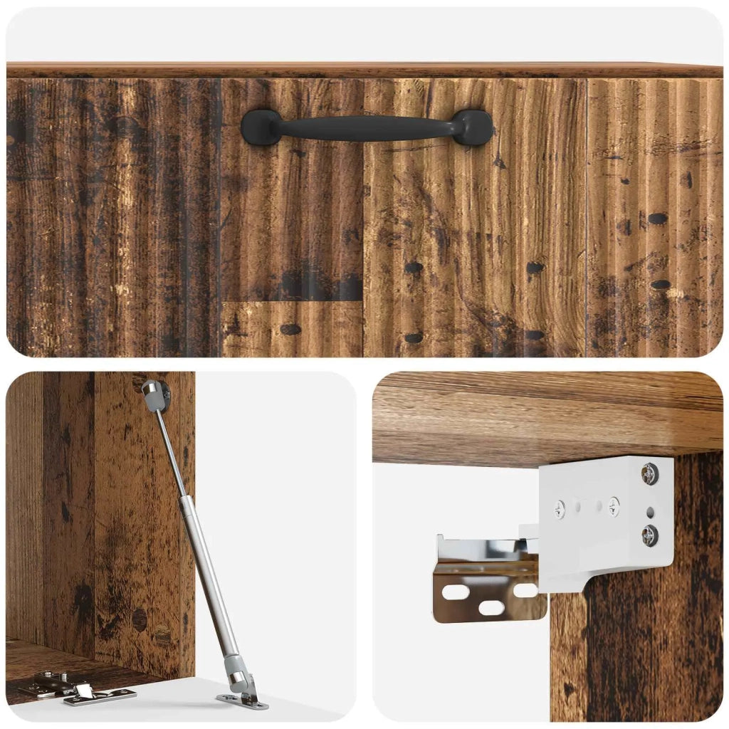 Mobile Porta TV da Muro Legno antico 78,5 x 41 x 30 cm 899033