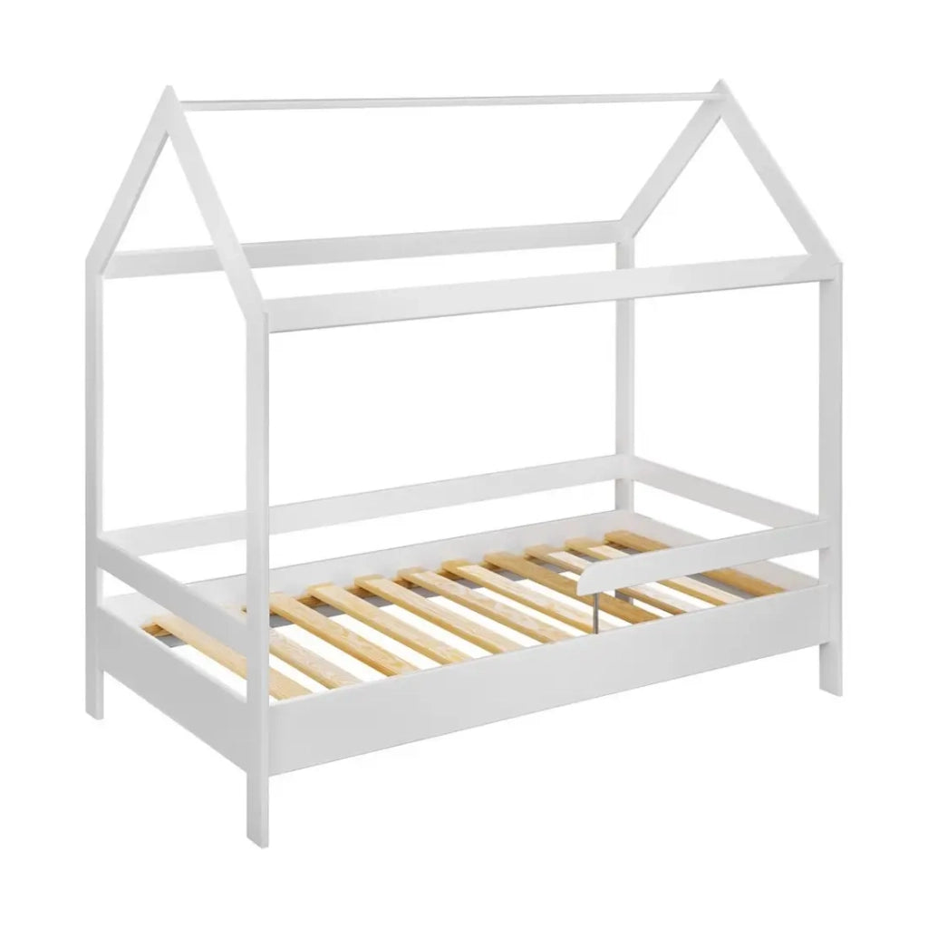 Lettino a capanna per bambini 80x160 collezione MOGWAI, colore bianco.