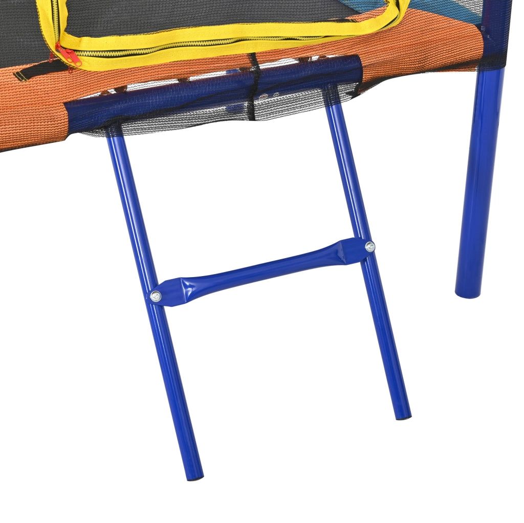 Area giochi da esterno per bambini 336x217x238 cm in ferro multicolore –