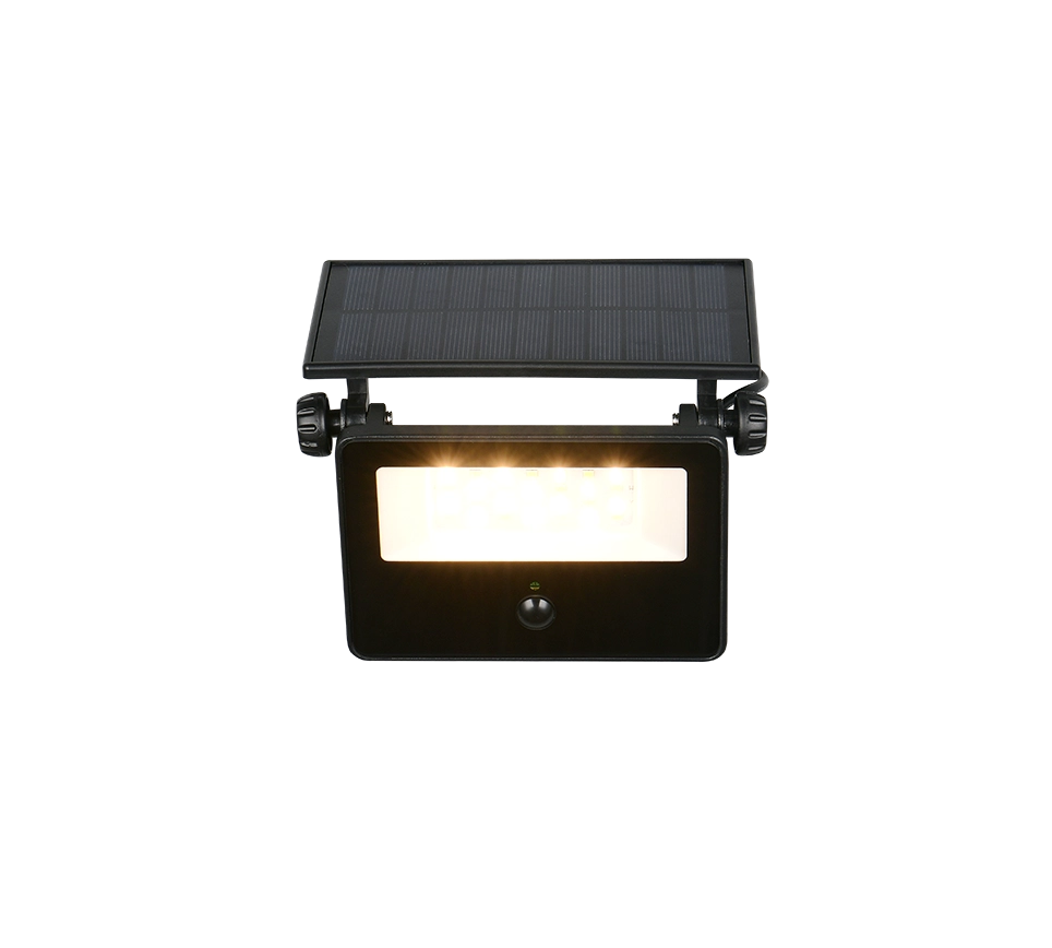 Faro da esterno LED, solare, c/sensore movimento, nero, L 15 cm, Moura