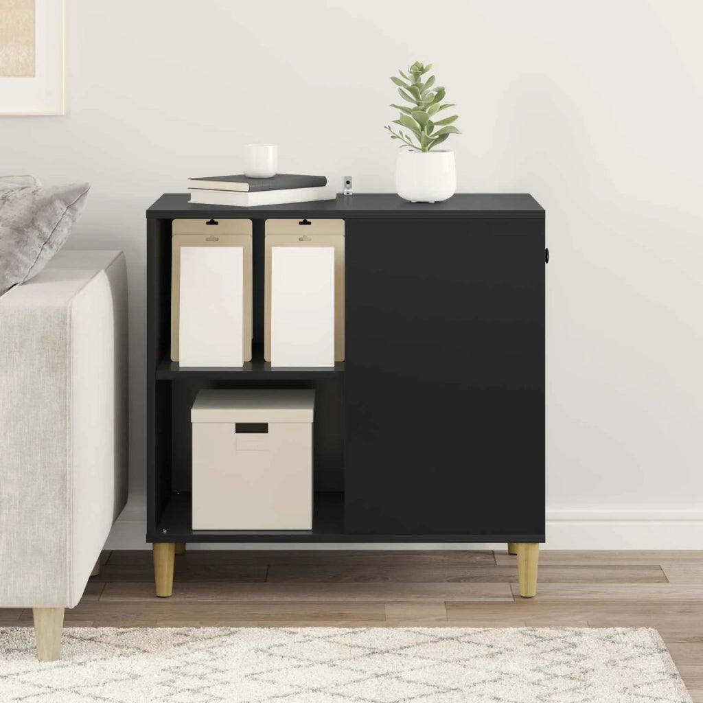 Casa per Gatti Nero 72 x 42.5 x 70 cm Legno multistrato