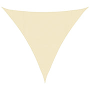 Vela Parasole | Telo Ombra | Vela da ombra 160 g/m2 Crema 4x4x4 m in HDPE