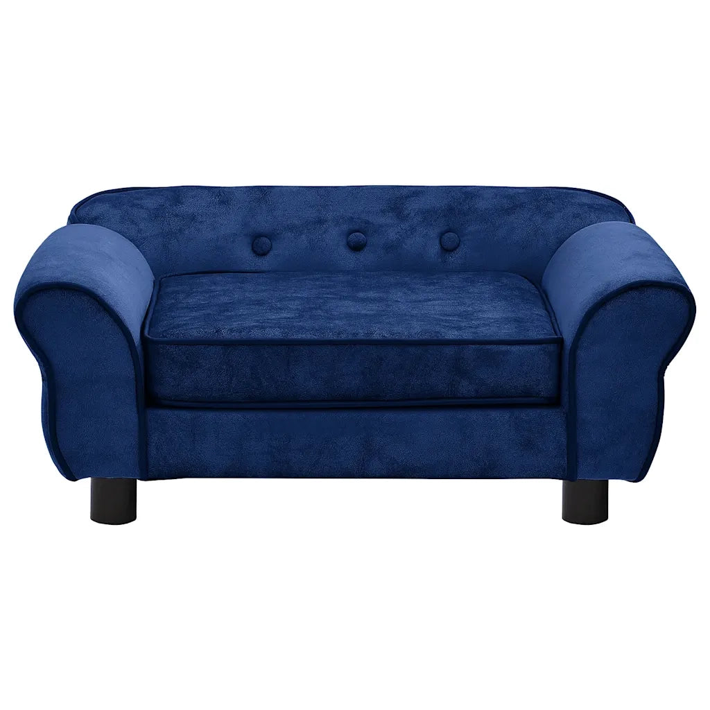 Divano per Cani Blu 72x45x30 cm in Peluche CFW6466643