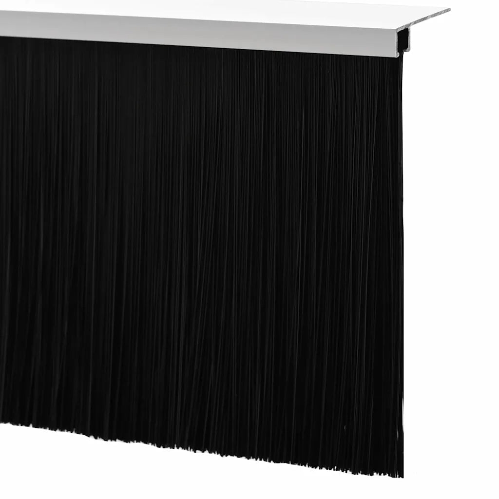 Spazzole per porte a vite 2 pcs Bianco 100 cm Lega di alluminio 42019548