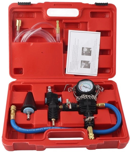 Kit di Raffreddamento per Auto - Kit di Raffreddamento a Vapore e Liquido - Strumento di Sostituzione Liquido Raffreddamento - Attacco Portatile - Lunghezza del Tubo 147 cm - Montaggio Facile - Kit di Raffreddamento Liquido per Auto