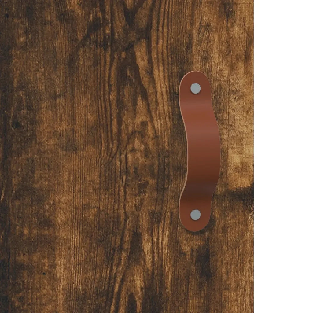 Armadietti a Parete 2 pz Rovere Fumo in Legno Multistrato CFW1472798