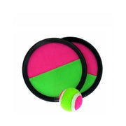 Trade Shop - Set 2 Racchette Catch Ball Con Pallina Gioco Spiaggia Mare Estate -