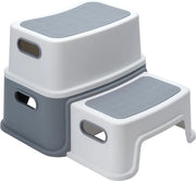 Scale per Bambini - Solida e Stabile - Capacità di Carico 100 Kg - Grigio/Bianco