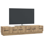 Mobile TV | Armadietto TV | Mobile Porta TV con cassetto Rovere Artigianale 147 x 34,5 x 27 cm