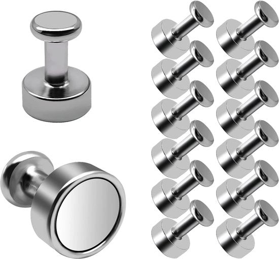 Magnetron Magnetici forti per lavagna 12 pezzi Magnetici forti per frigorifero per lavagna Prikbordbordmagneti