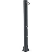 Doccia solare da giardino BIG HAPPY FIVE 40 LITRI in polietilene, con lavapiedi - Doccia Solare Da Giardino Big Happy Five 40 Litri In Polietilene, Con Lavapiedi Colore Antracite