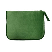 Decongelante deken per viaggio, con clip per zaino e cinturino per valigia, decongelante deken compatto, adatta per ogni viaggio, 100*150cm, verde lime