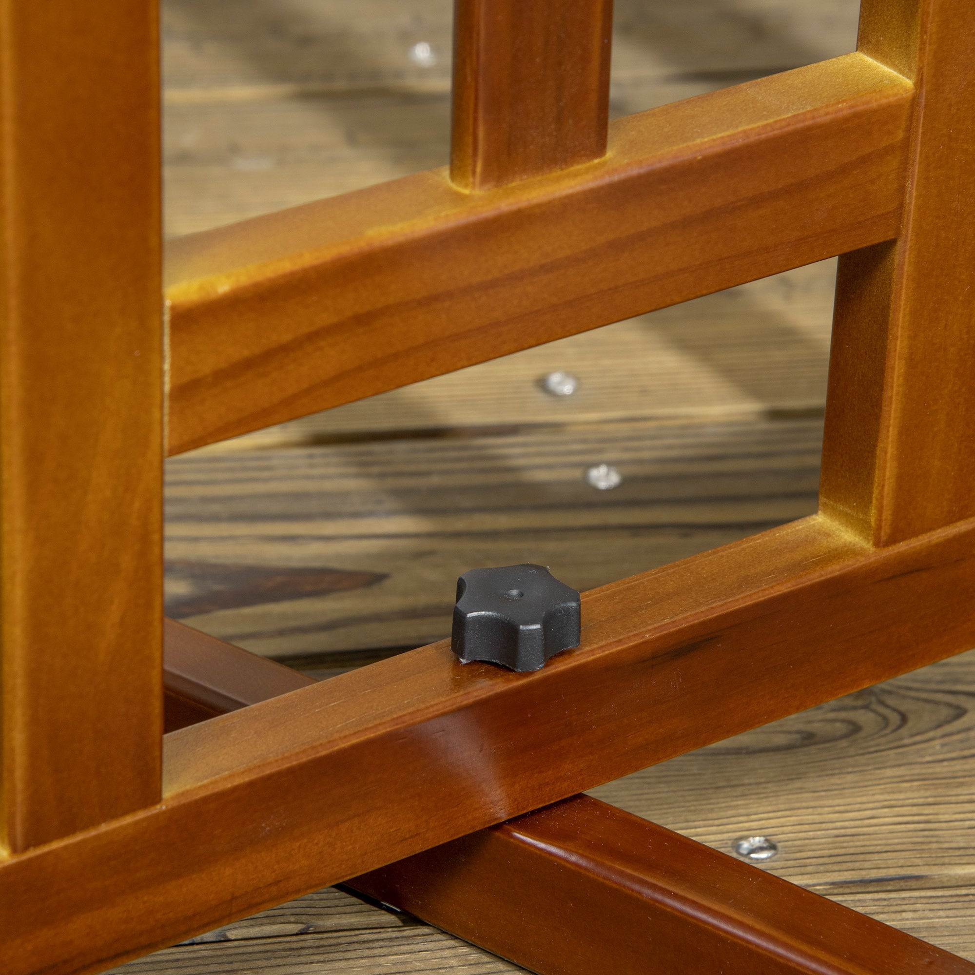 Cancellino per Cani  Pieghevole 181x35x76 cm in Legno di Pino Marrone Scuro