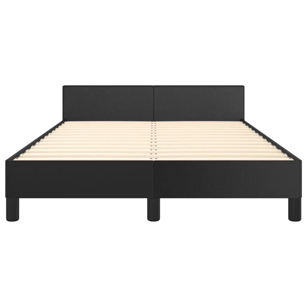 Giroletto senza Materasso Nero 120x190 cm Similpelle 379541