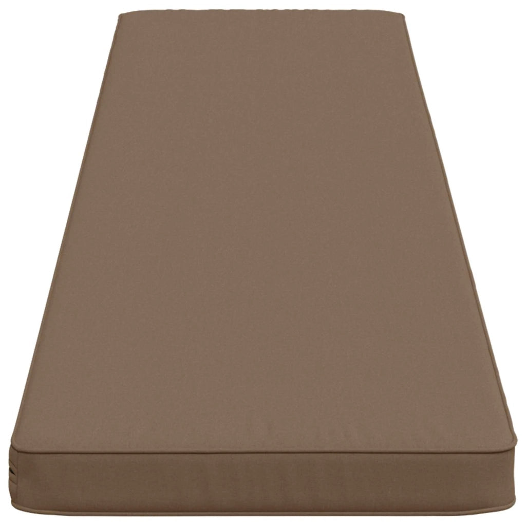 Cuscino per Panchina a 1 Pezzo VUGHT 100% Poliestere Tortora 951578
