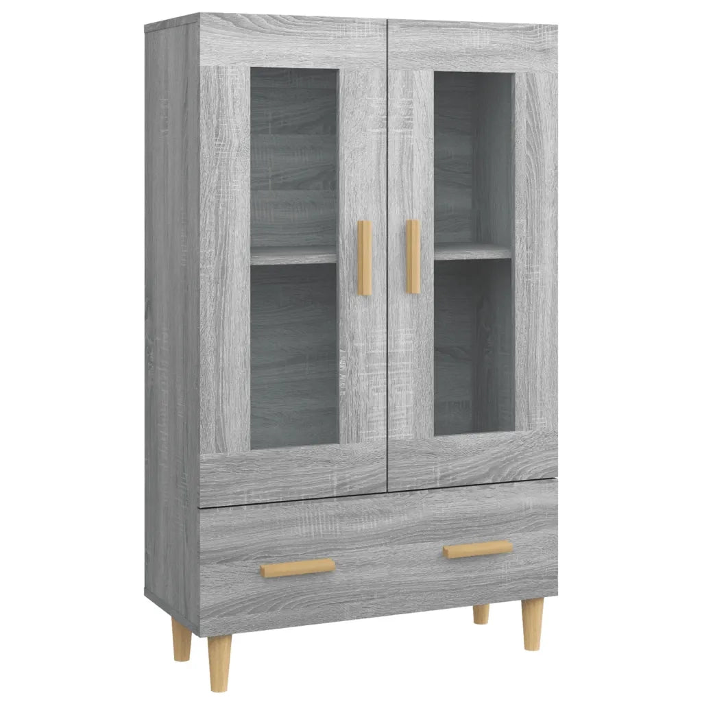 Credenza-Buffet-Armadio da cucina Grigio Sonoma 70x31x115 cm in Legno Multistrato 592323