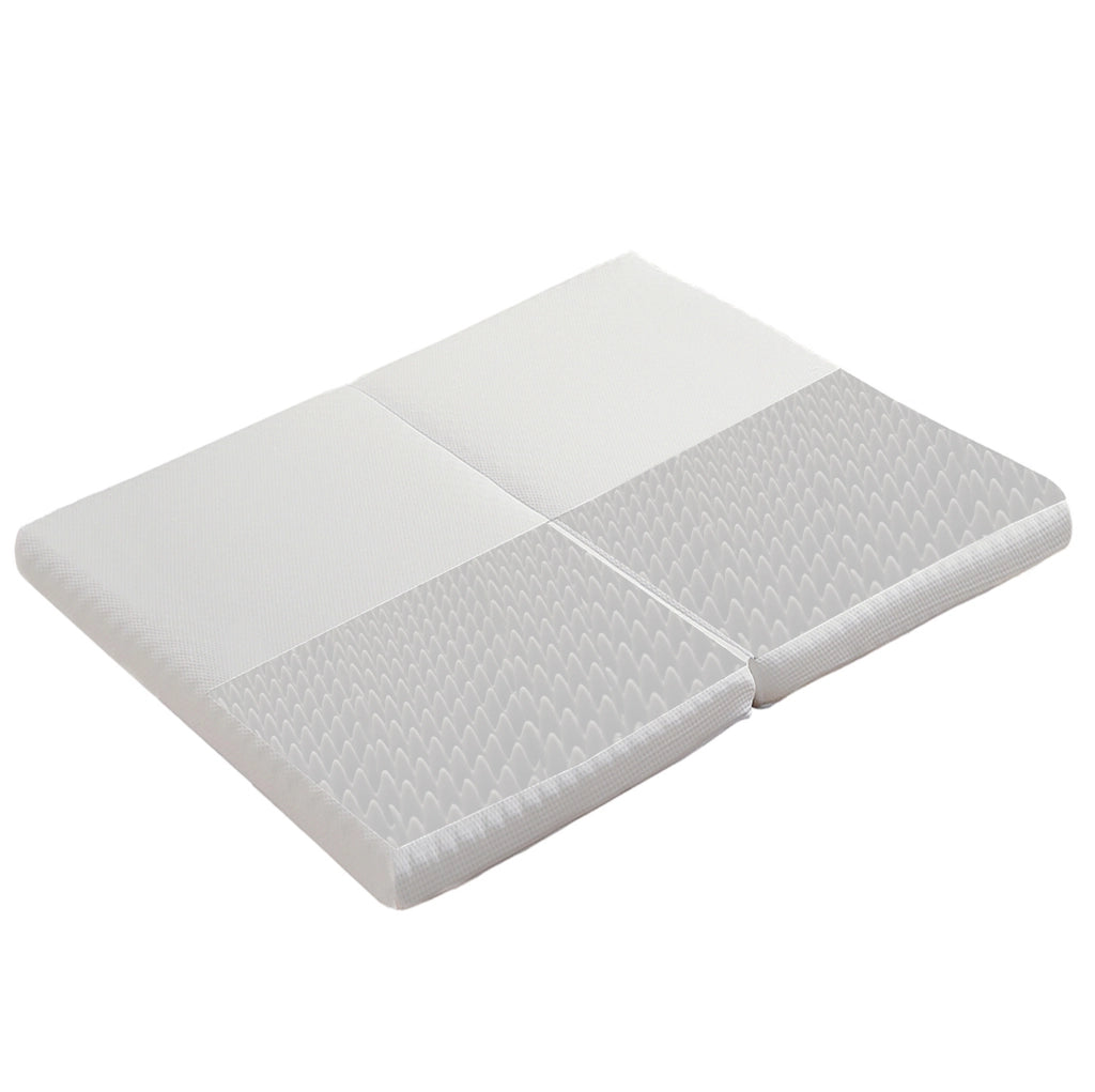 Materasso pieghevole 140x200 cm in schiuma; H3; bianco
