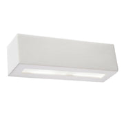 Applique ceramica bianca POLARO Pure Lume E27 dimmer