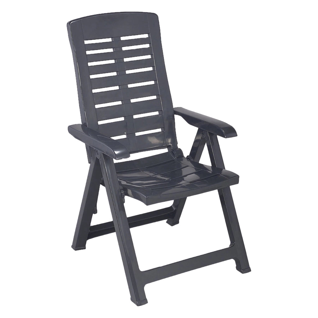 Halsell, Sedia da Esterno una Sedia Made in Italy, Nero Antracite