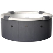 Tempo Style -  Piscina Idromassaggio Circolare Mspa Denver F-DE066W (6 Posti) | 1.82 Ø x 0.70 H | 970 litri | 130 getti d'aria massaggianti a 3 velocità | 8 Idrogetti