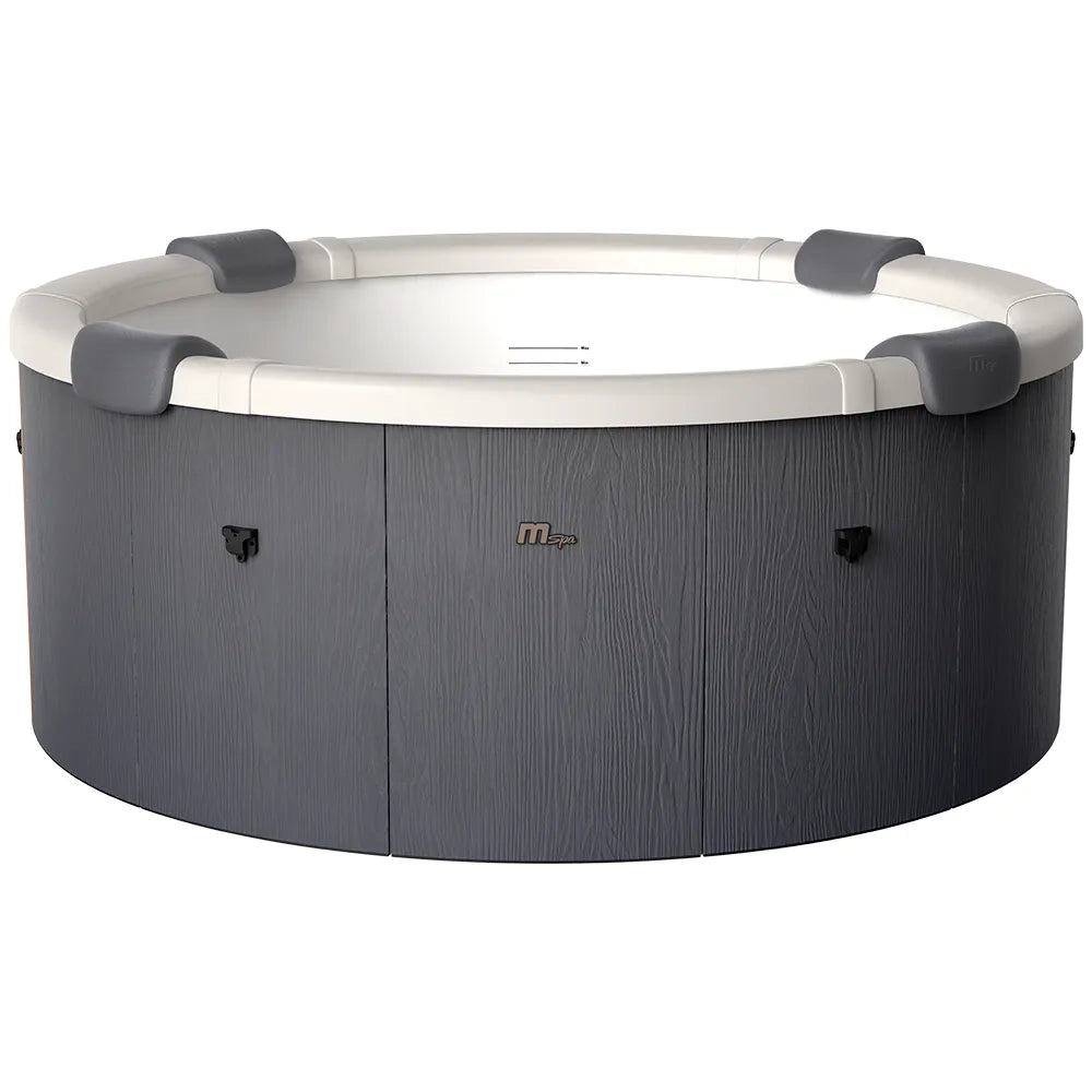 Tempo Style -  Piscina Idromassaggio Circolare Mspa Denver F-DE066W (6 Posti) | 1.82 Ø x 0.70 H | 970 litri | 130 getti d'aria massaggianti a 3 velocità | 8 Idrogetti