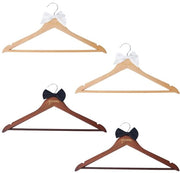Set di accessori per la sposa da 4 pezzi - Manica per la sposa in legno/Manica per il smoking - Appoggio personalizzabile per abiti da sposa - Regali per la doccia di nozze - Soluzione di presentazione perfetta - Appoggio per abiti